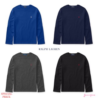 RALPH LAUREN WAFFLE-KNIT COTTON T-SHIRT