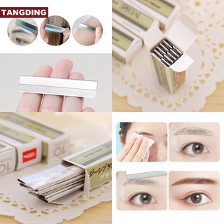 【Cod Tangding】ใบมีดโกนคิ้วเพื่อความปลอดภัยสําหรับผู้หญิง 10ชิ้น/ชุด