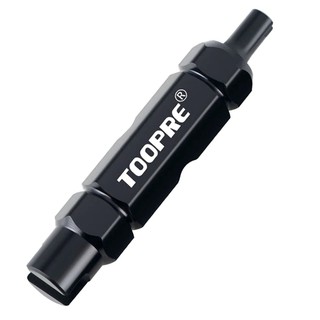 TOOPRE 3 in 1 เครื่องมือขัน ใส่/ถอด วาล์วลมจักรยาน ทั้งแบบ Schrader and Presta Valve ,Tubeless and Tubed Tires (สีดำ)