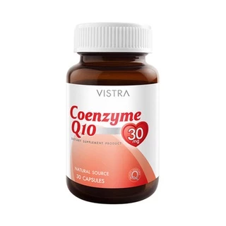 VISTRA Coenzyme Q10 ผลิตภัณฑ์เสริมอาหาร 30 capsules