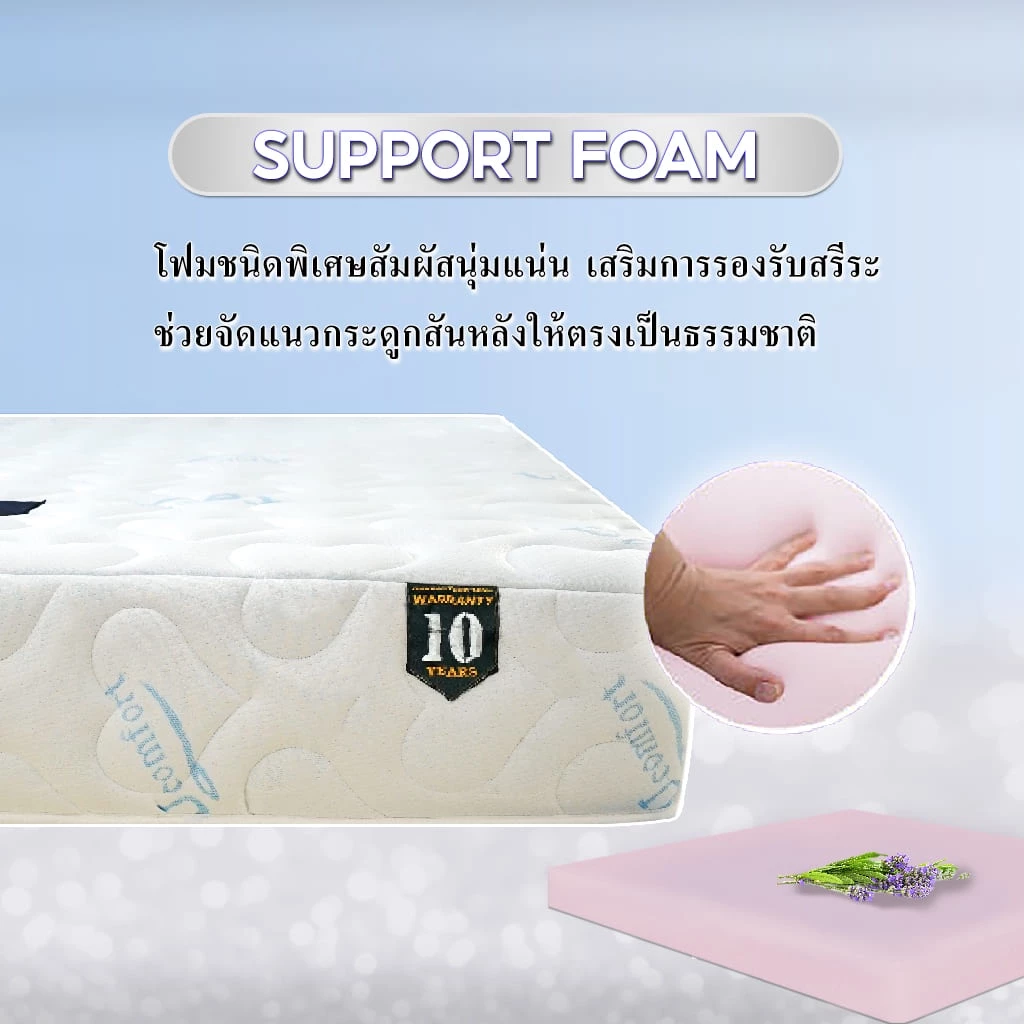 ที่นอน UCOMFORT รุ่น Sweetheart SERIES 2 หนา 10 นิ้ว thumbnail 6