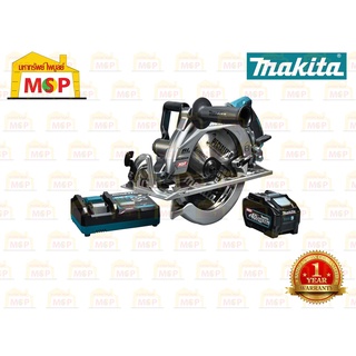 Makita เลื่อยวงเดือนไร้สาย 10" 40Vmax RS002GT101 ด้ามท้าย แบต5.0Ahx1+แท่นชาร์จ BL #NT