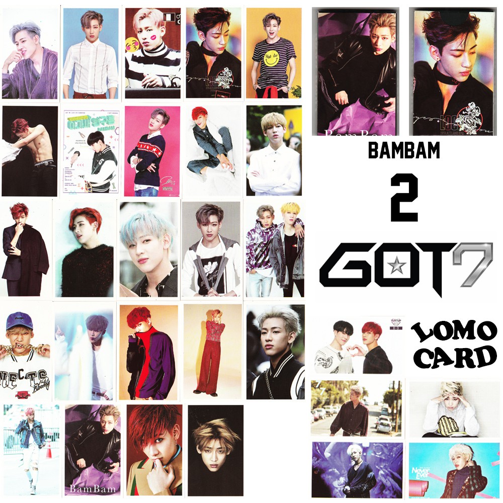 Lomo Card GOT7 BAMBAM No.3 30 Pcs โลโม่ การ์ด Box Set