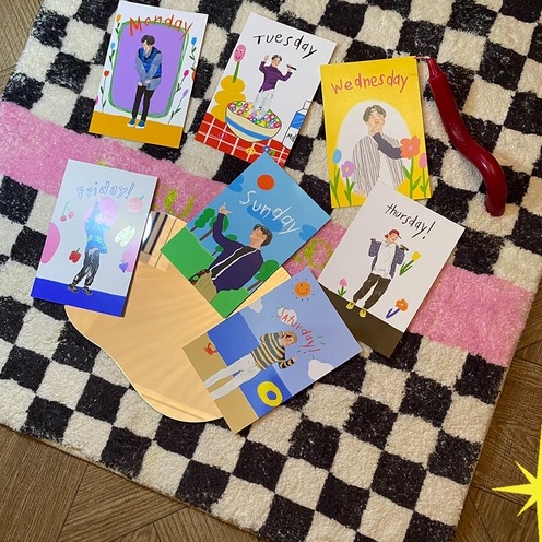 โปสการ์ด GOT7 DAY 📅💚