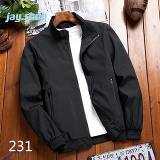 men‘s Plain  Bomber Jacket Turtle neck Casual No hood with pocket With Lining（M-4XL）