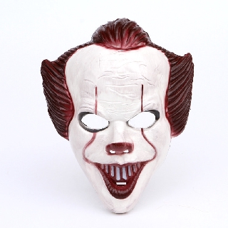 It Evil Clown Penny Wise Mask Dancing Joker Horror Facepiece Topeng Party Terror Cosplay Prop อุปกรณ์เสริมสําหรับผู้ใหญ่เด็กของขวัญ