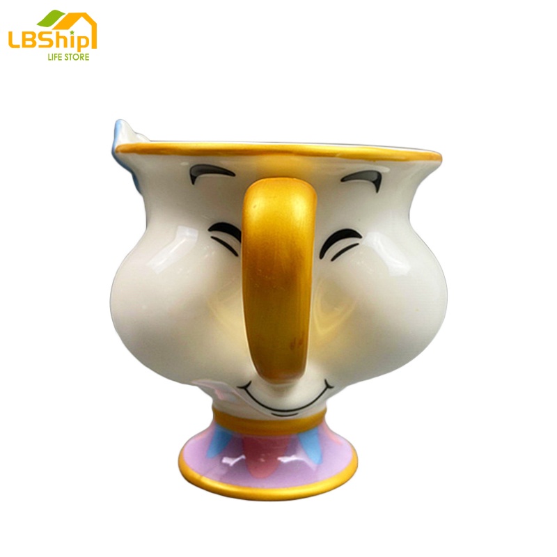 Lbship Beauty And The Beast ชุดกาน้ําชาเซรามิก 3D สําหรับวันคริสต์มาส
