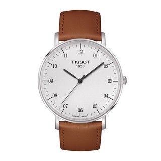 Tissot Everytime ทิสโซต์ เอฟวรี่ไทม์ สีขาว เบจ T1096101603700 นาฬิกาผู้ชาย