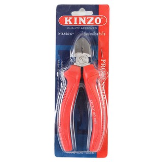 คีมปากเฉียง KINZO NO.826 6 นิ้ว 6" KINZO NO.826 DIAGONAL PLIER