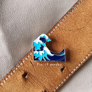 (เข็มกลัดรูปคลื่น | Wave pin | กรุณาอ่านรายละเอียดสินค้า