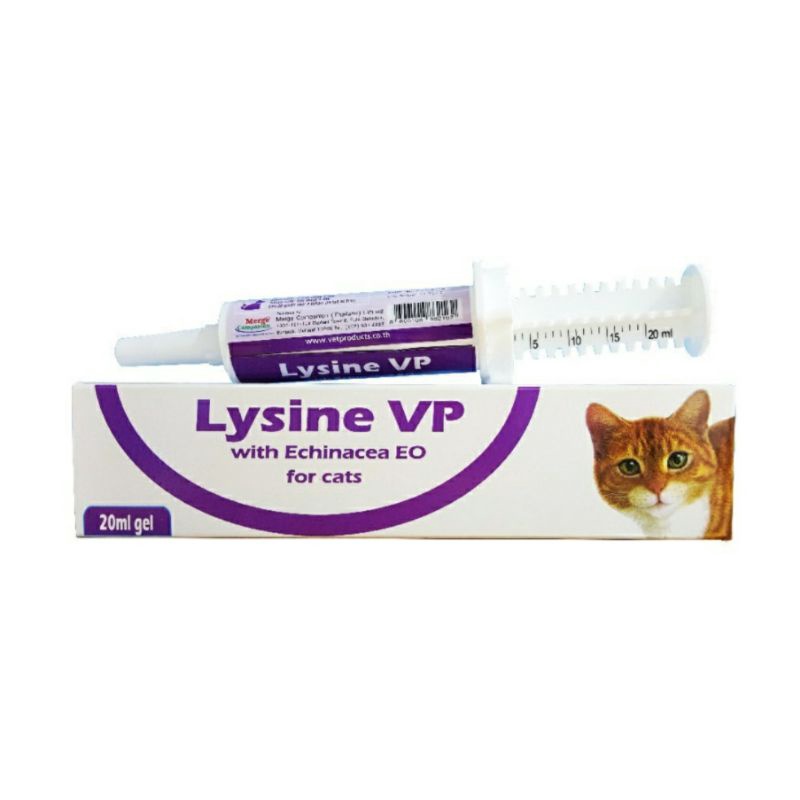 Lysine VP ผลิตภัณฑ์เสริม Lysine และ Echinacea สำหรับแมวป่วยเป็นหวัดแมว หรือเพื่อเสริมสุขภาพทั่วไป 20