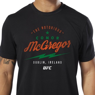 【hot sale】ราคาต่ำสุด!!เสื้อยืดแขนสั้น ผ้าฝ้าย พิมพ์ลายศิลปะการต่อสู้ MMA UFC free fight Conor McGregor สําหรับเล่นกีฬาS-