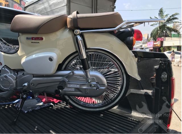 ชุดล้อ + ยางขอบขาวHonda all new supercub LED - charoenkityonmotor ...