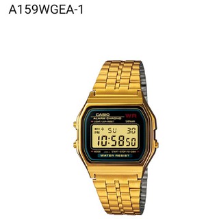 CASIO แท้💯% รุ่น A159WGEA-1DF  นาฬิกาผู้หญิง สายสีทอง