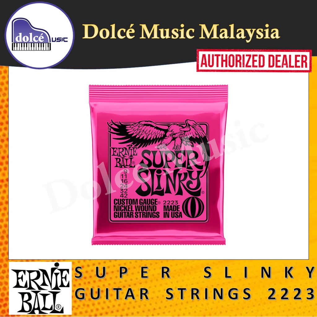 Ernie Ball - สายกีตาร์ Super Slinky 2223