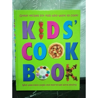 Kids Cook Book. Great recipes for kids who want to cook. with wipes-clean page-150