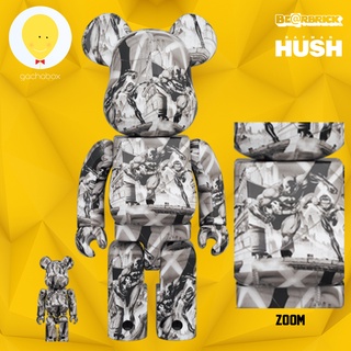 gachabox Bearbrick Batman HUSH Pencil Art version 100%+400% แบร์บริค ของแท้ - Medicom Toy Be@rbrick