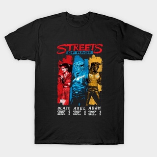 เสื้อยืดพิมพ์ลายแฟชั่น เสื้อยืด พิมพ์ลาย STREETS OF RAGE CHOOSE YOUR PLAYER สําหรับผู้ชาย และผู้หญิง