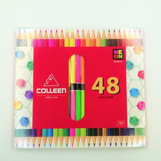 สีคอลลีน 48สี colleen (สองหัว)