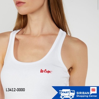 ของแท้100% Lee cooper L3412-0000 เสื้อกล้ามสีขาวผู้หญิง Slim Tank - White