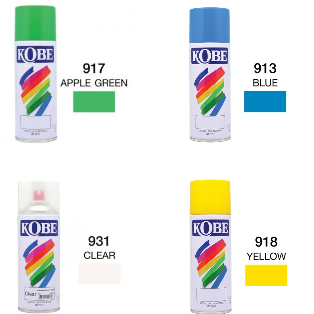 สีสเปรย์ โกเบ TOA Kobe Spray Paint ต่อ 1 กระป่อง - รูปที่ 2