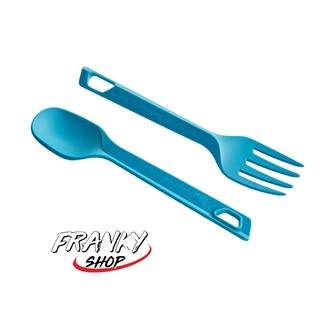 ชุดเครื่องใช้พลาสติก 2 ชิ้น (ช้อนและส้อม) สำหรับตั้งแคมป์ Pack Of 2 Pieces Of Plastic Camping Cutlery (Fork, Spoon)