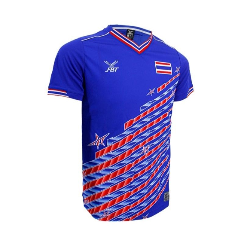 (FBTลิขสิทธิ์💯)เสื้อฟุตบอลทีมชาติไทย ย้อนยุค ไซส์  XS-XXL