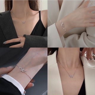 สร้อยคอw สร้อข้อมือw งานสไตล์เกาหลีมินิมอล พร้อมส่งในไทย