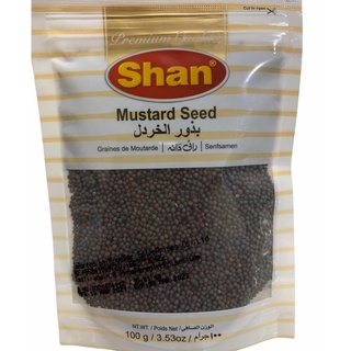 ชาน เมล็ดมัสตาร์ด 100 กรัม Shan Mustard Seeds 100g For Indian Food