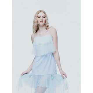 Pastel blue Lavender dress