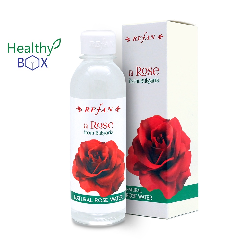 Refan Natural Rose Water 250ml. ปรับสภาพผิว บำรุงผิวหน้า (V)