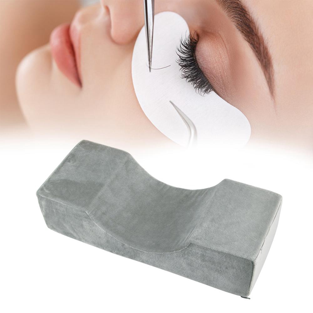 ergonomic neck pillow for eyelash extensions