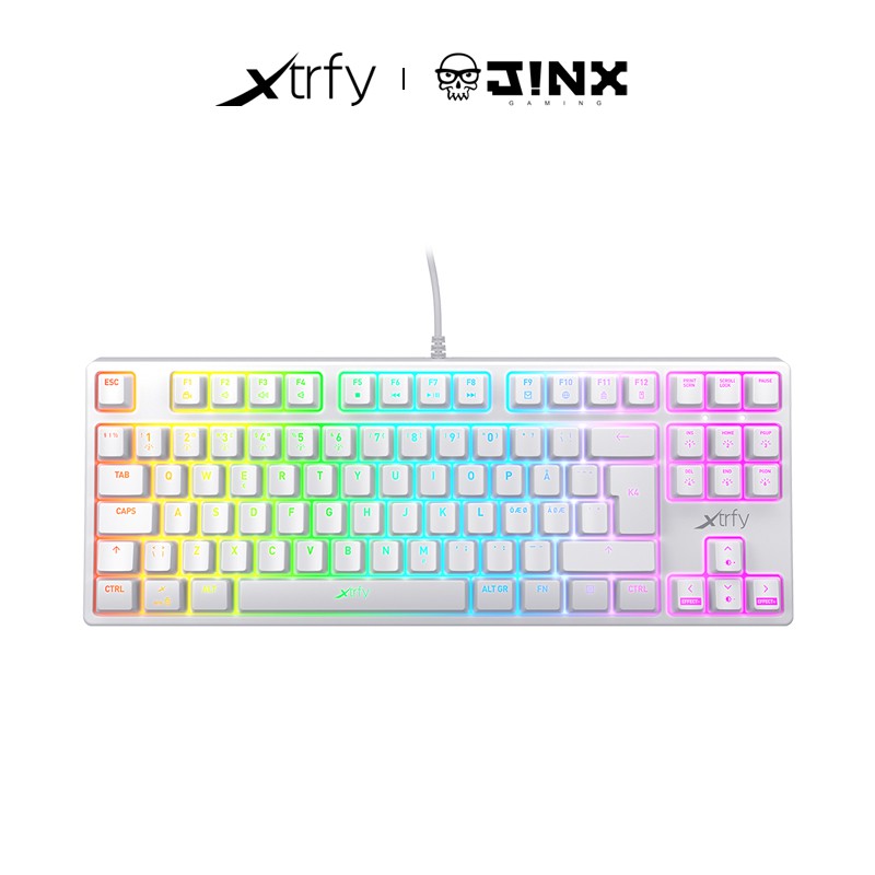 Xtrfy K4 TKL RGB Gaming keyboard (ภาษาไทย) - White ประกันศูนย์ 1 ปี