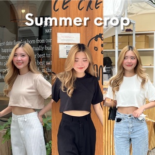 Summer crop เสื้อครอป 3 สี