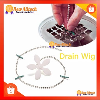 Sale ตาแตก!!! 1 ชิ้น Drain Wig ที่ดักเส้นผมท่อน้ำทิ้ง New Alitech