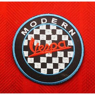 MODERN VESPA ป้ายติดเสื้อแจ็คเก็ต อาร์ม ป้าย ตัวรีดติดเสื้อ อาร์มรีด อาร์มปัก Badge Embroidered Sew Iron On Patches