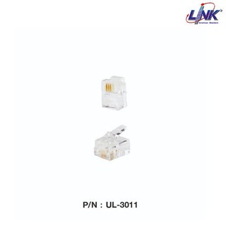 LINK Plug RJ11 (UL-3011) (10 ชิ้น/Pack)