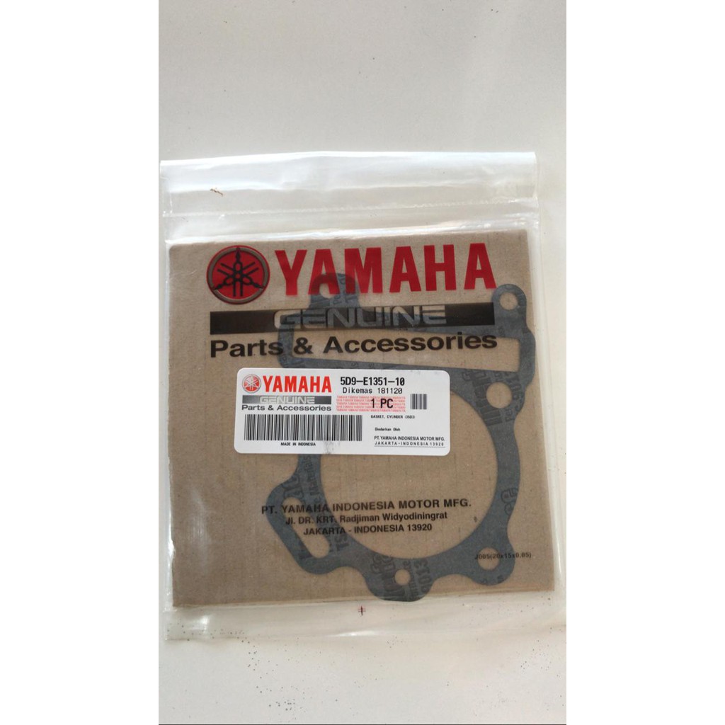 Yamaha Vega ZR 5D9 E1351 ปะเก็นเสื้อสูบปะเก็น 10 แพ็คบรรจุ