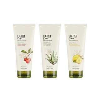 THE FACE SHOP HERB DAY 365 MASTER BLENDING FACIAL FOAMING CLEANSER LEMON & GRAPEFRUIT
