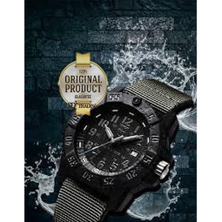 Luminox Navy Seal นาฬิกาข้อมือชาย เรือน Carbon สายผ้านาโต รุ่น XS.3802.GO.SET