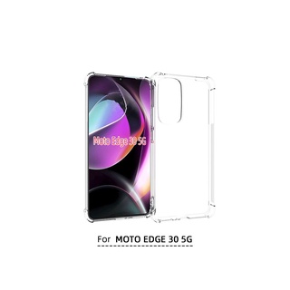 เคส Motorola Edge 30 แบบใสเสริมขอบและมุมกันกระแทก