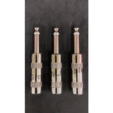 ปลั๊ก MIC MONO เหล็กเงิน หัวปลั๊กเบก้าไลท์อย่างดี ปลั๊กไมค์โมโน แจ็คไมค์โมโน แจ็คMONO ปลั๊กไมค์ แจ็คโฟน