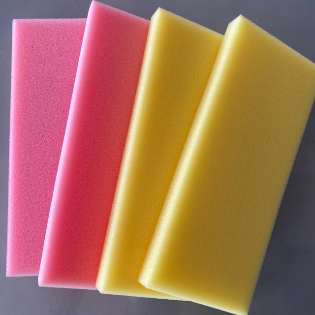 ฟองน้ำฉาบปูน # ฟองน้ำอเนกประสงค์# ขนาดหนา1นิ้ว จำนวน3 แผ่น ราคา45บาท เกรดA คละสี