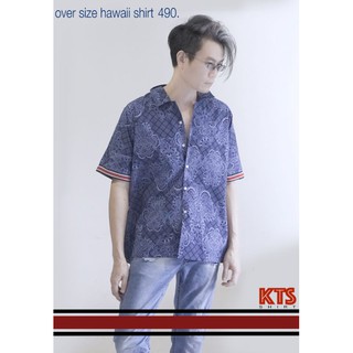 เสื้อเชิร์ตปกฮาวาย over size