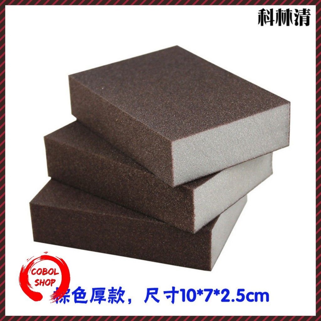 COBOL (1 PCS) ถูกที่สุด ฟองน้ำมหัศจรรย์ (Extra Clean) ฟองน้ำนาโน ฟองน้ำเมลามีน ขจัดคราบสนิม คราบดำก้นกะทะ ได้หมดจด