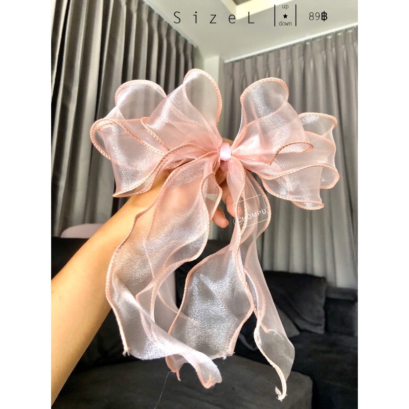โบว์ใหญ่ โบว์เจ้าหญิง กิ๊บติดผมฟรุ้งฟริ้ง แฟชั่น🎀มี14 สีพร้อมส่ง - รูปที่ 5