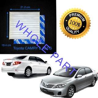 กรองแอร์ filter ฟิลเตอร์ แอร์ รถยนต์ โตโยต้า Toyota Camry Altis แคมรี่ อัลติส