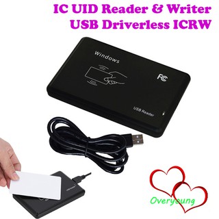 IC(UID) Card Reader and Writer with USB Interface No Need to Install Drivers UIDRW and Free Rewritable Cards