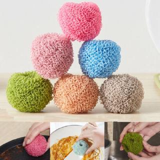 Fiber dishwashing brush nano cleaning ball kitchen accessories, no damage, no oil