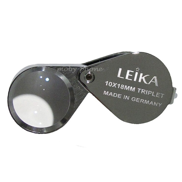 LEIKA กล้องส่องพระ กล้องส่องเพชร 10X18MM - Loupe (สีเงิน)